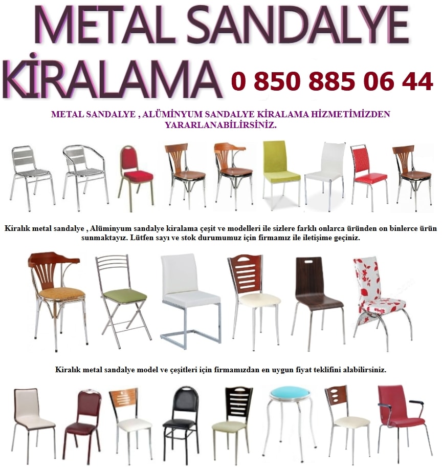 sandalye kiralama eitleri